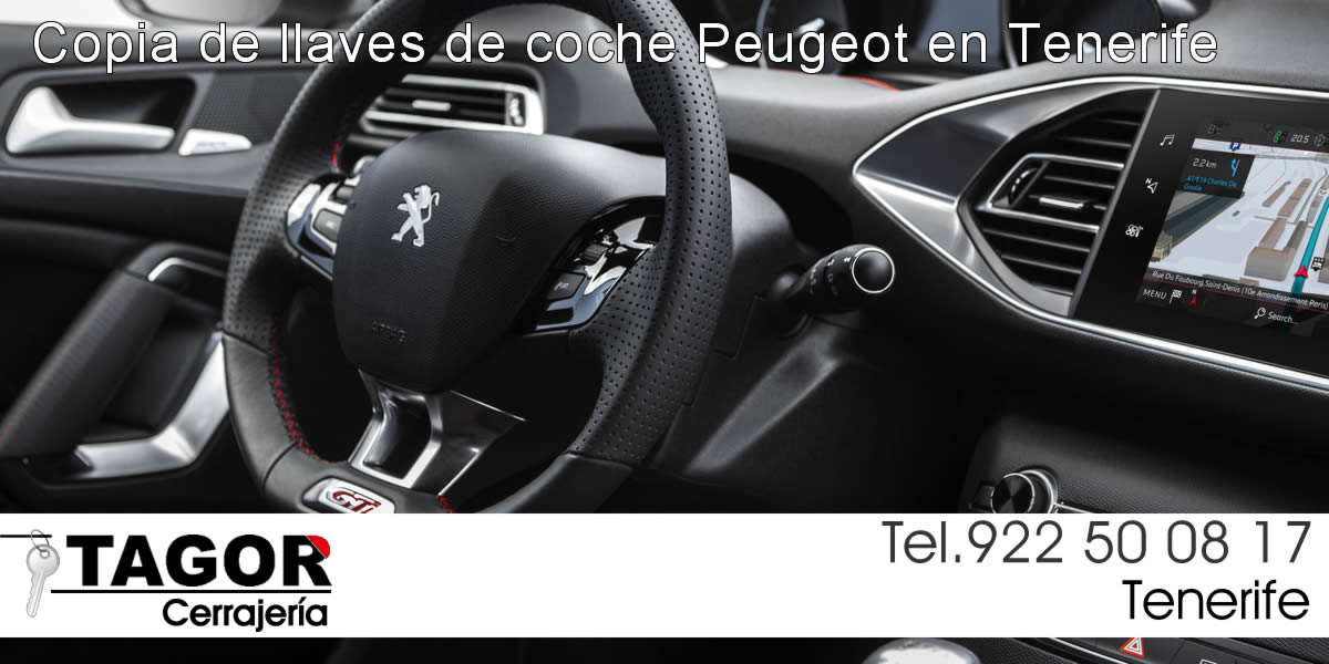 Duplicado de llaves de coche Peugeot en Tenerife copia llaves coche peugeot cerrajeros tenerife