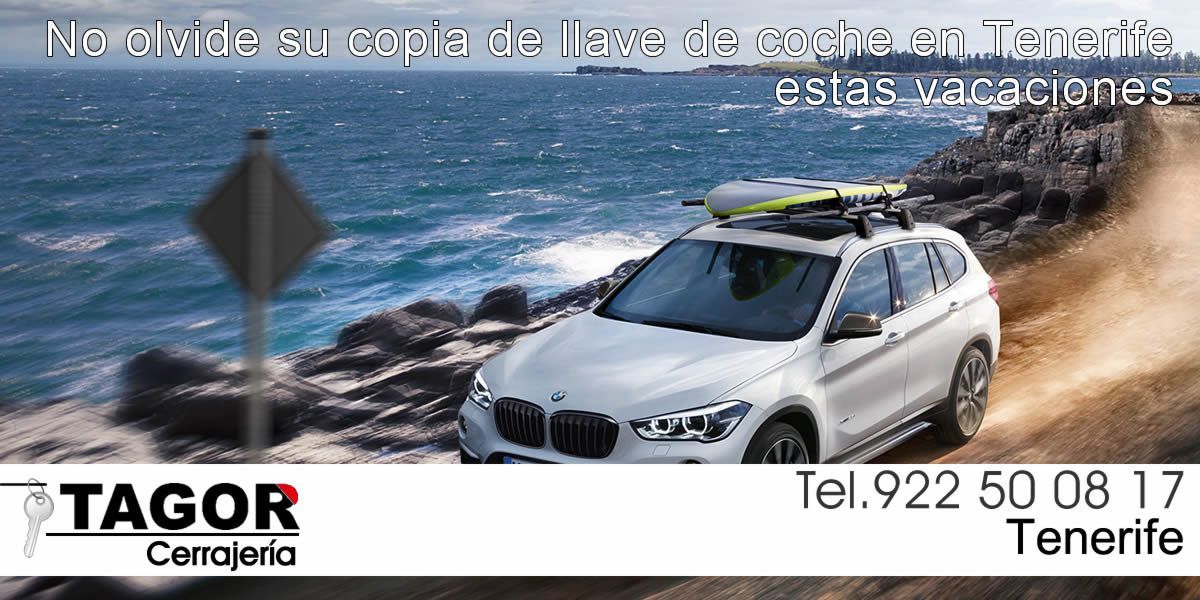 copia llaves coche vacaciones cerrajeros tenerife