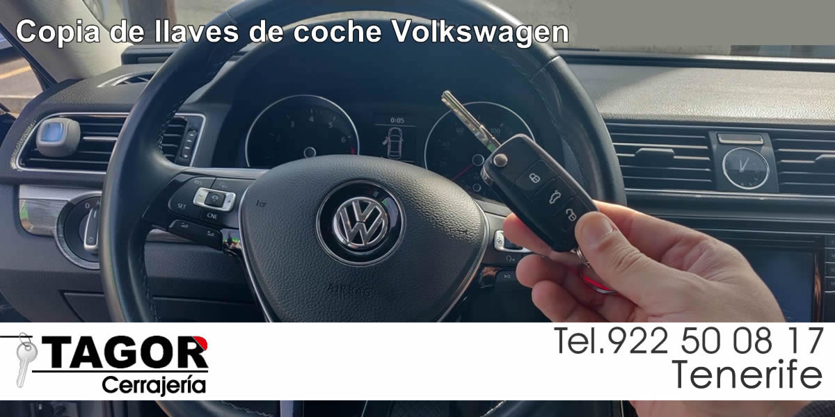 copia llaves coche volkswagen tenerife tagor